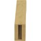 Ekena Millwork 3-inch W x 8-inch D x 12-inch H Carmel Rough Cedar Woodgrain TimberThane Knee Brace, Primed BRCUR03X08X12CARRCPR - alternate 6